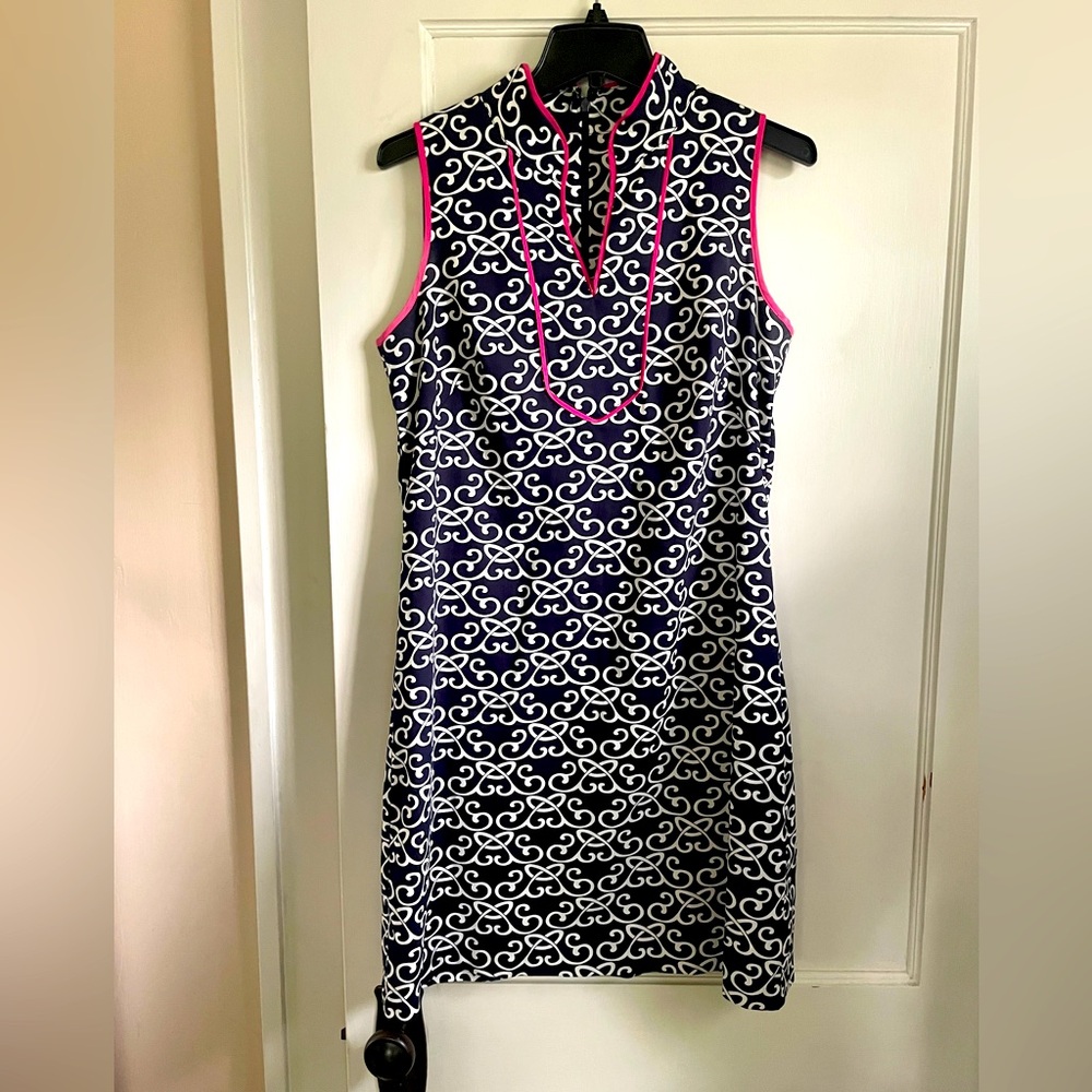 Vince Camuto cotton blend with some stretch sleeveless dress